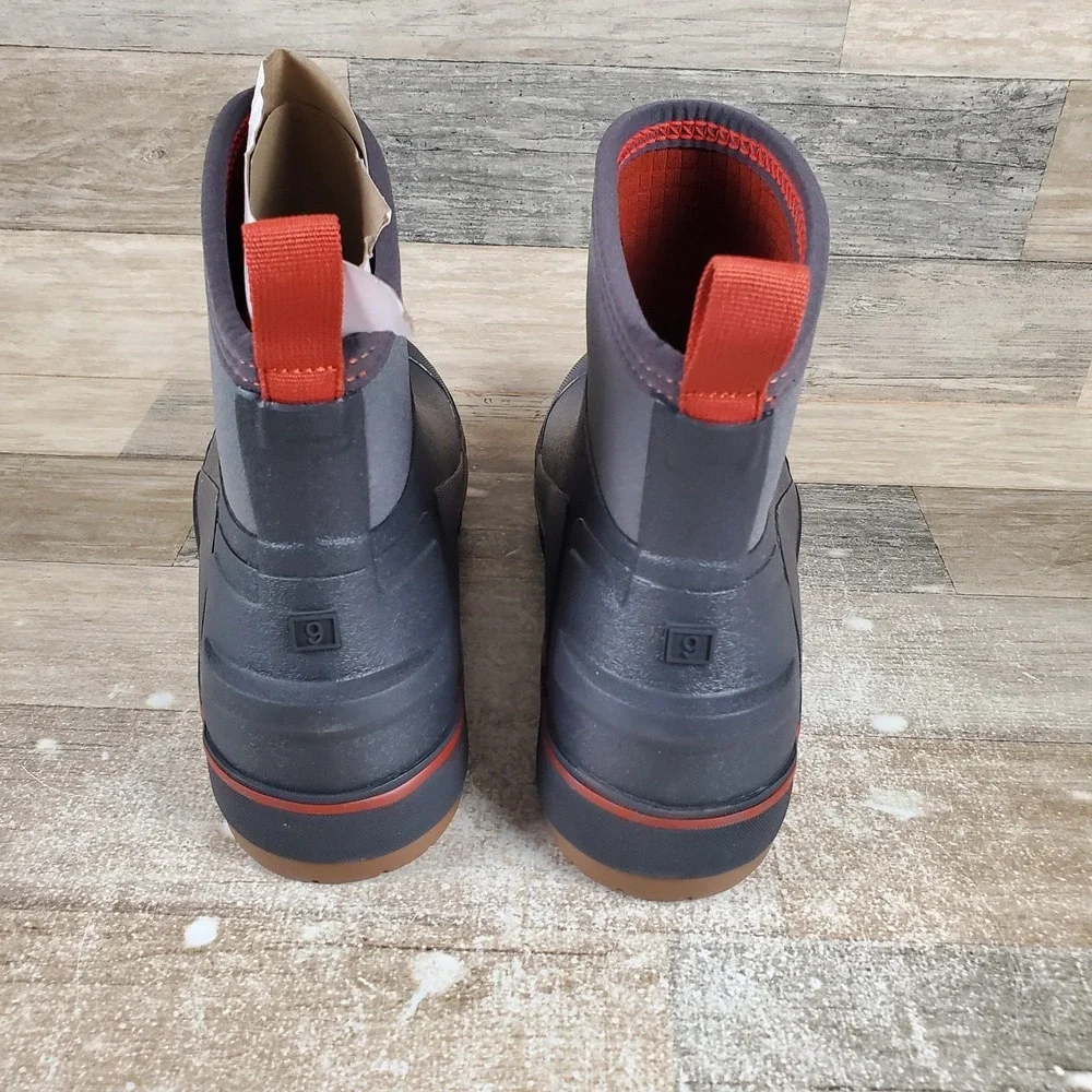 Simms Challenger 7 Inch Mens Boots Sz 9 Slate Slip On Mid Top Boot Waterproof